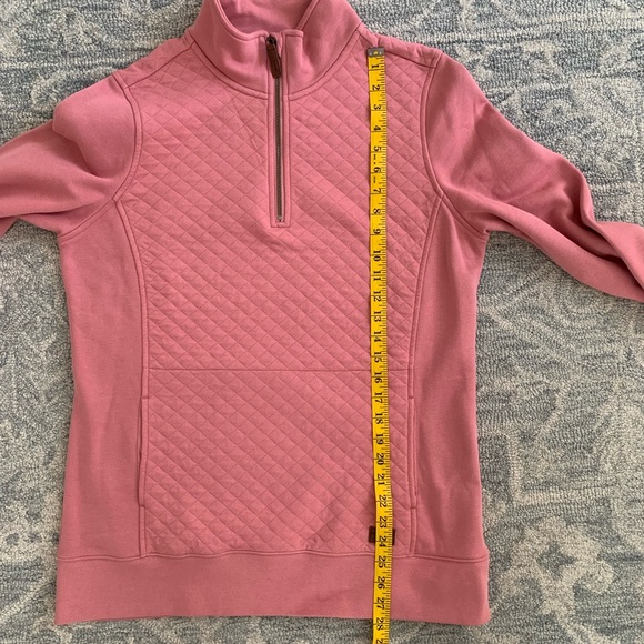NWT L.L Bean Women’s Quilted Quarter Zip Sweatshirt MT - Picture 10 of 10